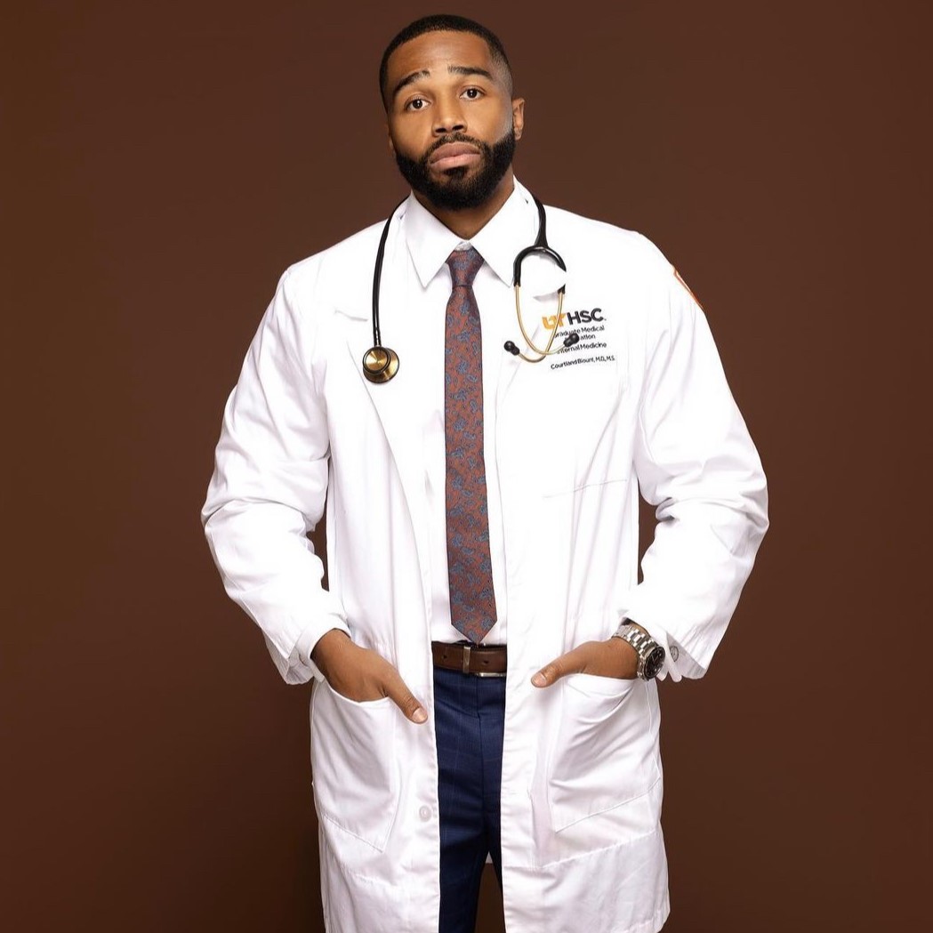 Courtland Blount MD pic Courtland Blount, MD. headshot
